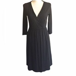 St. Tropez West Knit Surplice Wrap Dress
